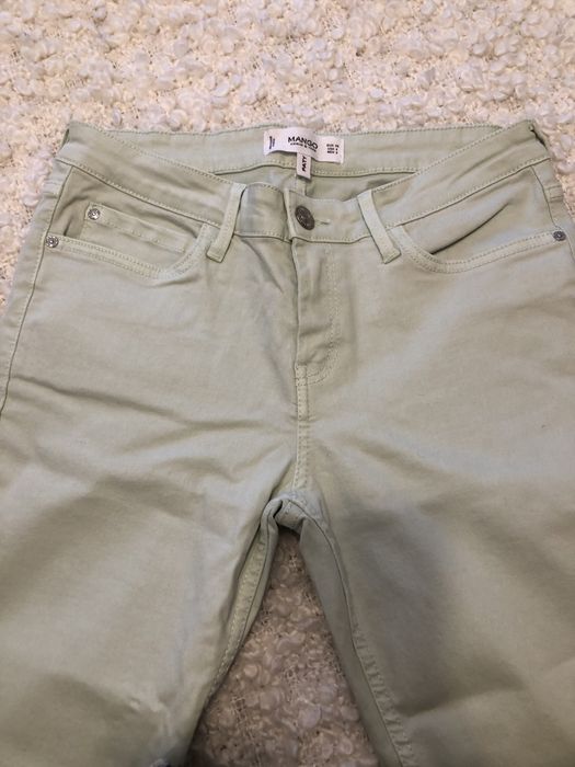 Calças verdes nr 36 da Mango + portes