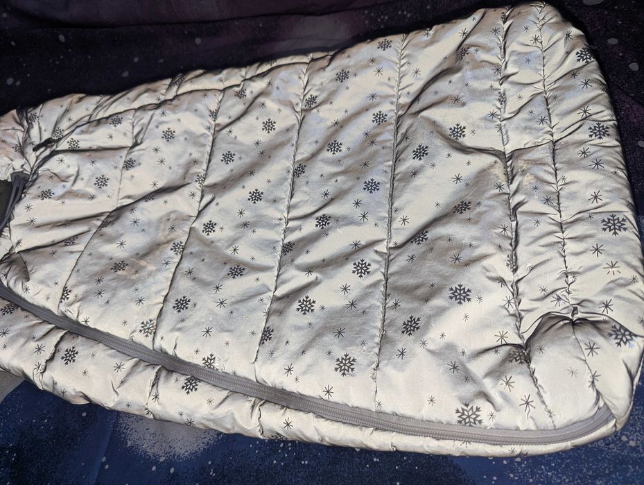 Зимовий конверт в коляску світловідбиваючий