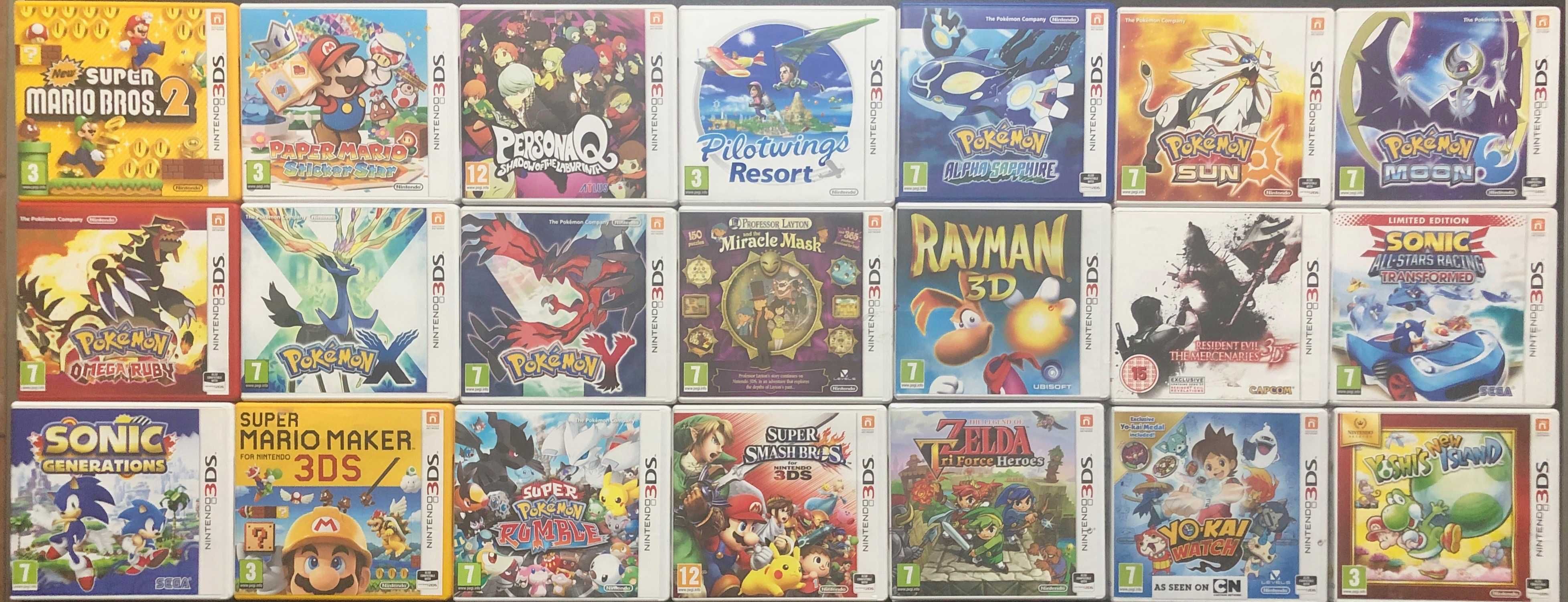 JOGOS Nintendo 3DS / 2DS / DS | Portes Grátis | Venda à unidade