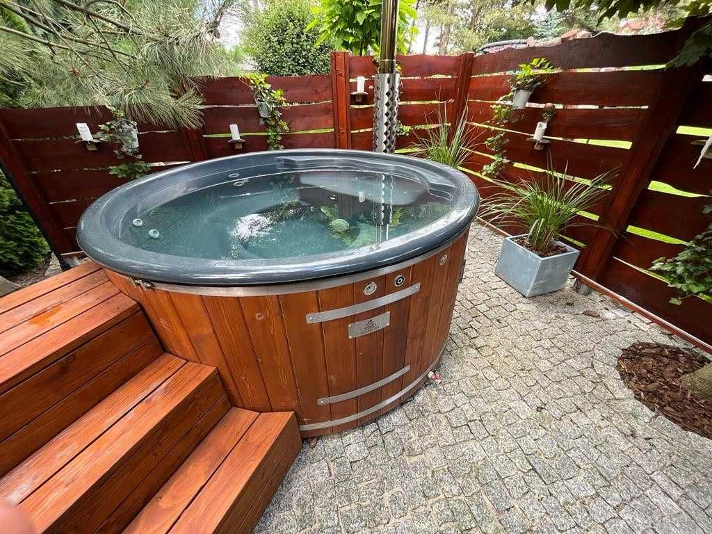 Bania balia Hot tub Gorąca Beczka Jacuzzi w ogrodzie - PROMOCJA RATY