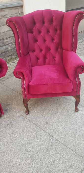 sofa Chesterfields Madame + fotel uszak promocja