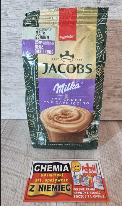Wyprzedaż Niemiecka czekolada do picia Jacobs Milka 400g