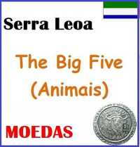 Moedas - - - Serra Leoa - - - "The Big Five"