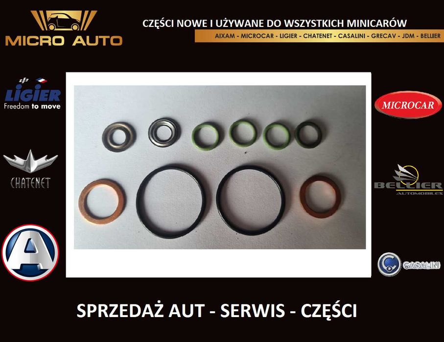 Podkładka pod wtrysk oring Lombardini Focs Microcar MC1 MC2 649