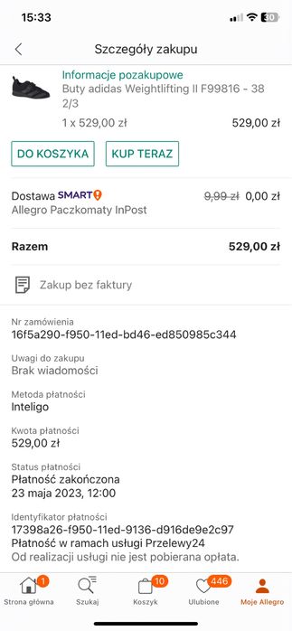 Buty adidas Adidas Weightlifting II F99816  do podnoszenia ciezarow