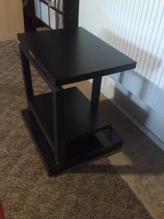 Stolik pod gramofon Rogoz Audio Fras Svart, granitowa podstawa