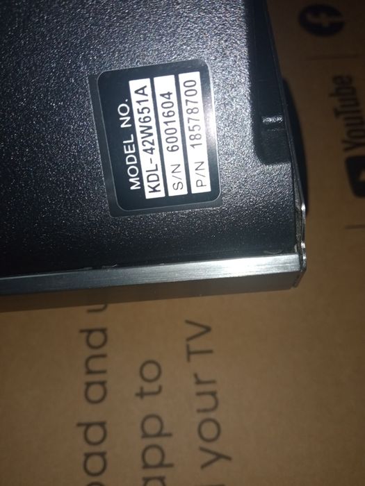 Televisor LCD Sony avariado