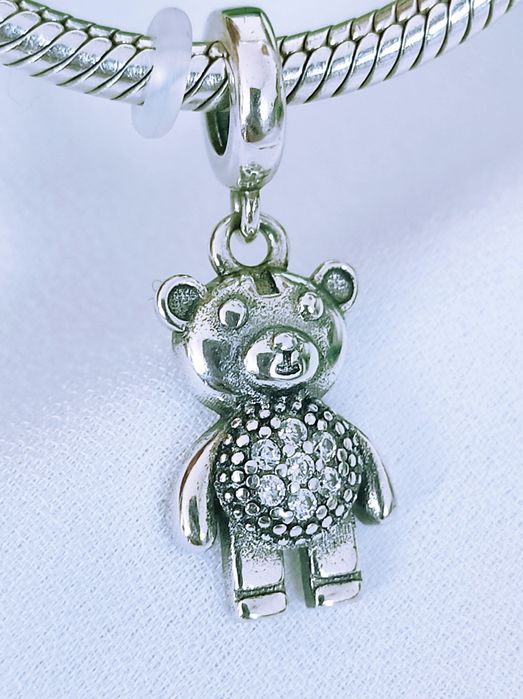 Zawieszka charms miś charm's s 925