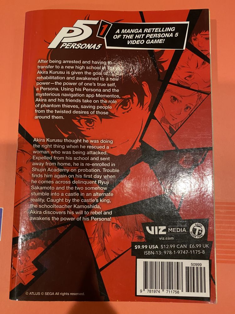 Vendo Manga de Persona 5