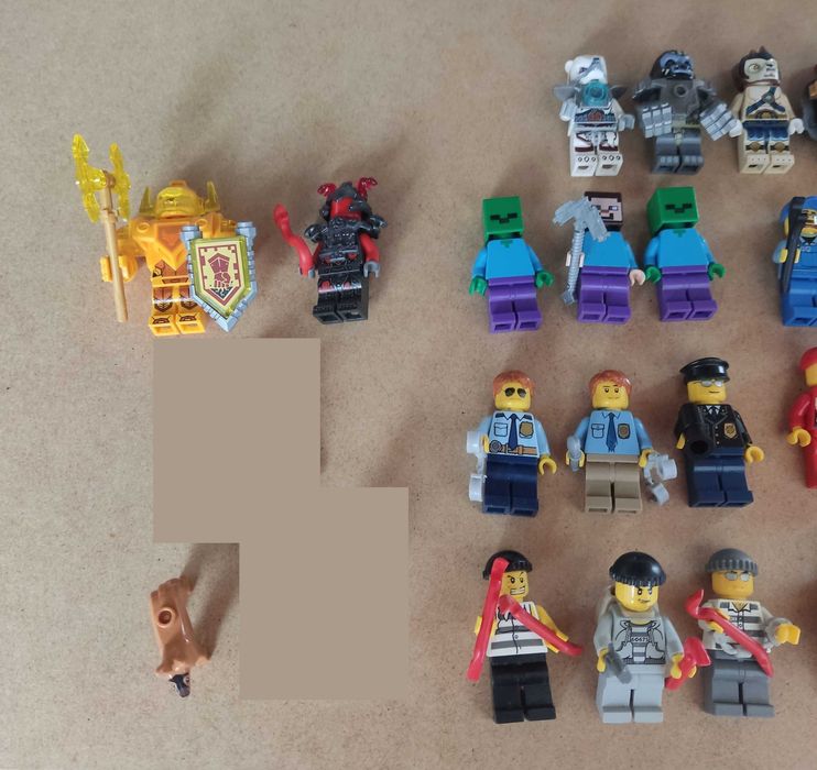 Minifigurki LEGO City/Ninjago/Nexo Knights/Chima/Minecraft