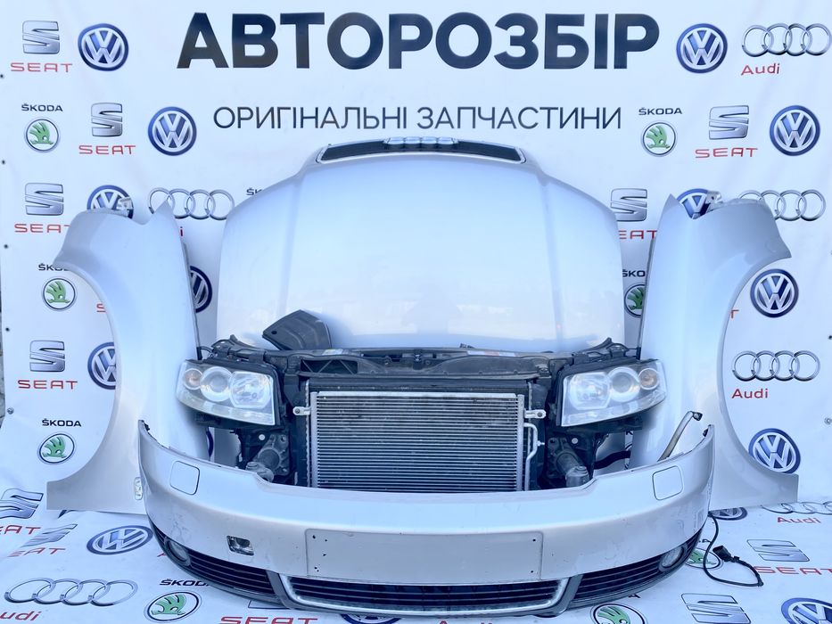 Бампер телевізор фара капот радіатор крило дифузор Audi A4 B6 Ауді A4