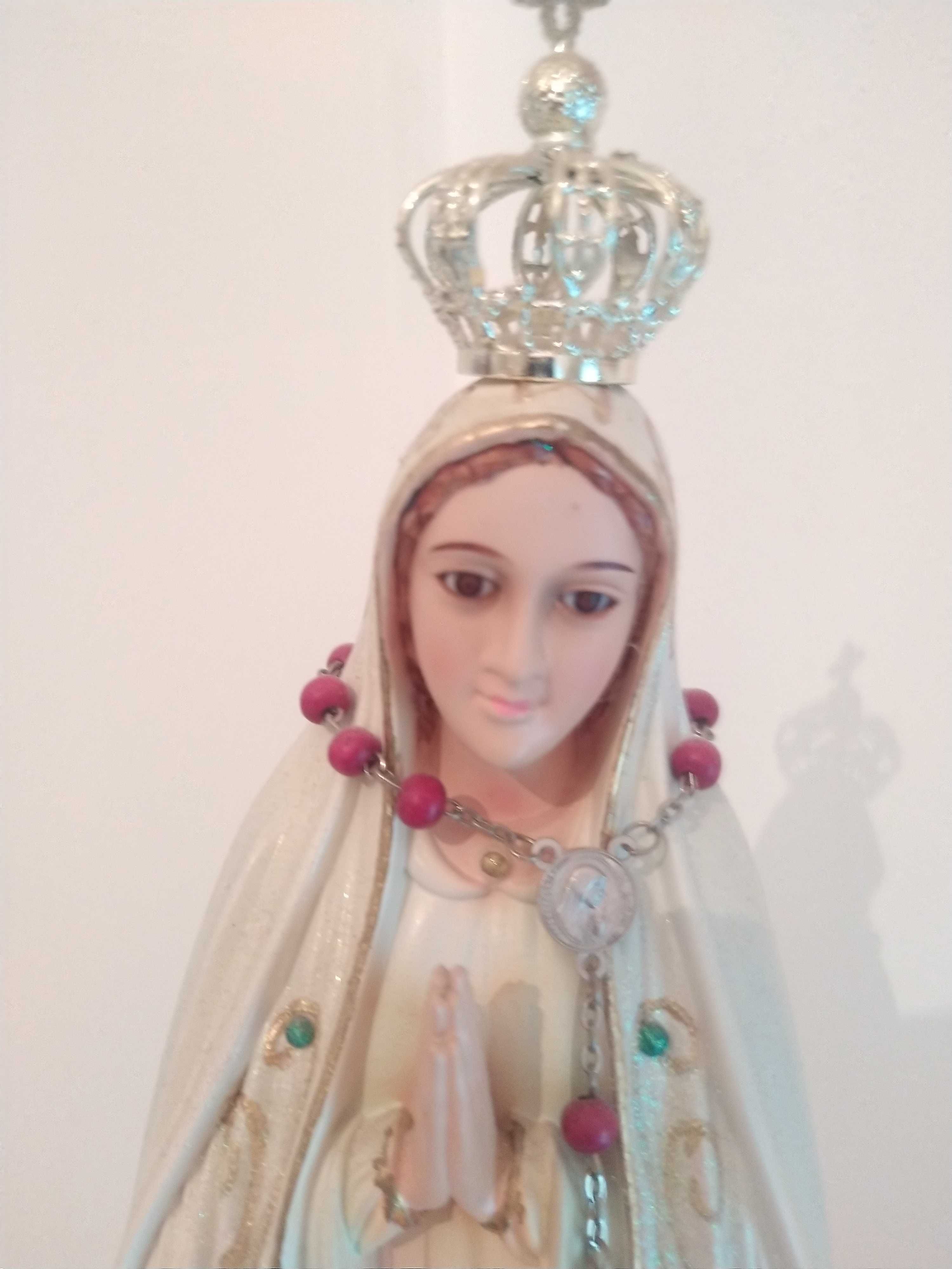 Estátuas (duas)de Nossa Senhora de Fátima