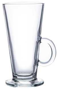 Скляна чашка на ніжці ECOMO GRAND 275 мл для латте (RYG6055)