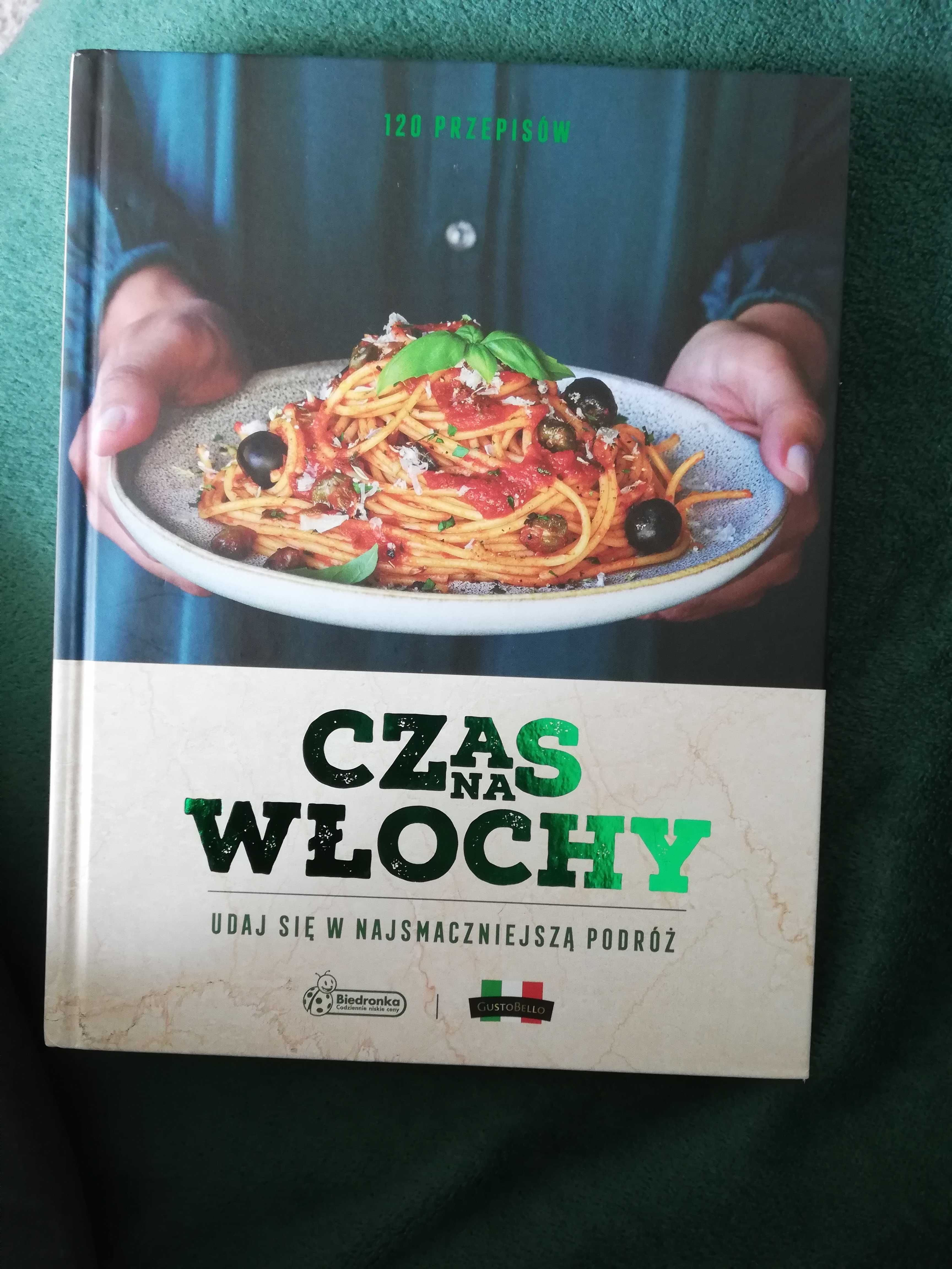 Książka kucharska czas na Włochy włoska kuchnia biedronka