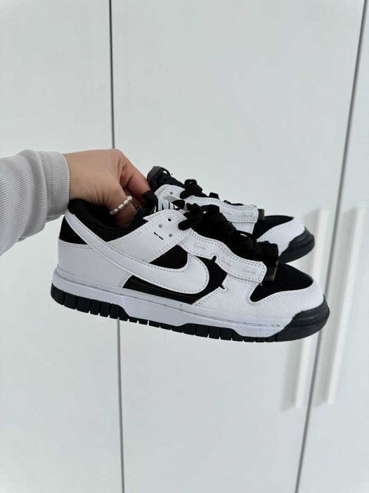 Кросівки Nike Air Dunk low White/Black premium