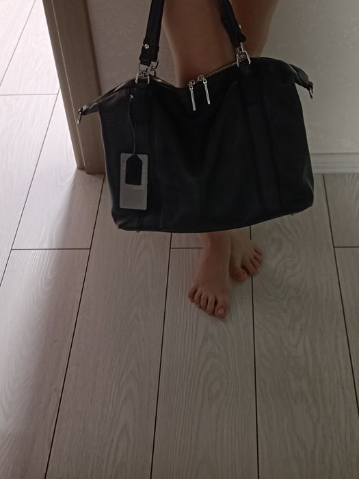 Шкіряна сумка тоуп. Велика сумка Сумка шопер