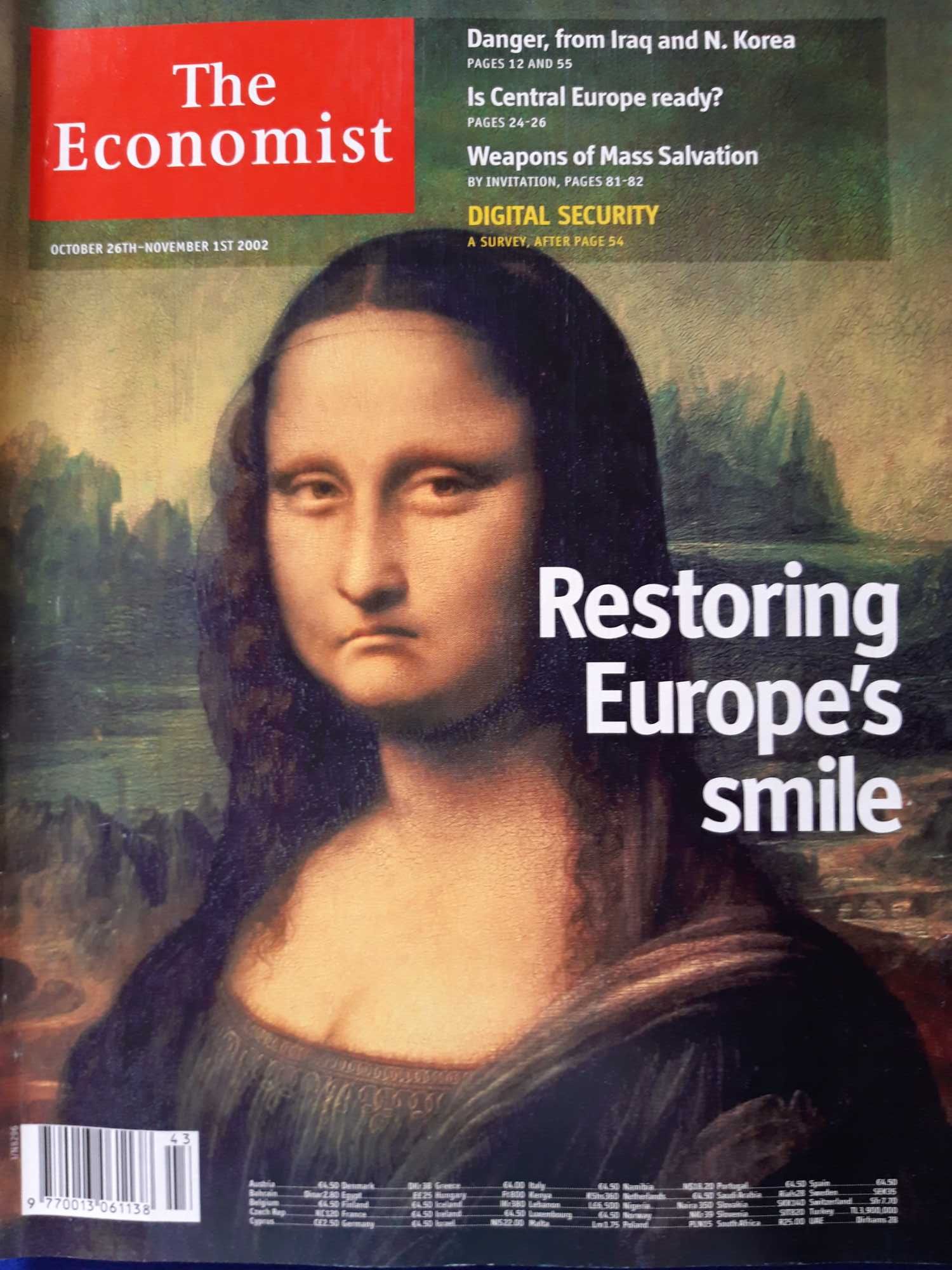 Revistas The Economist Ano 2002