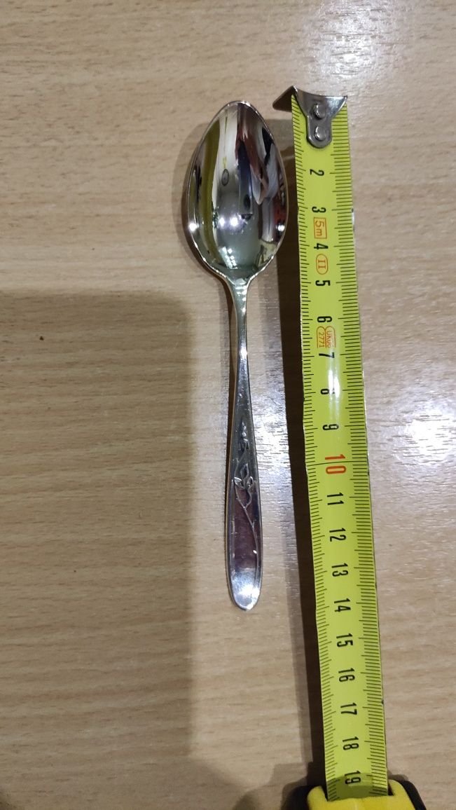 Łyżeczki do herbaty 12 szt posrebrzane