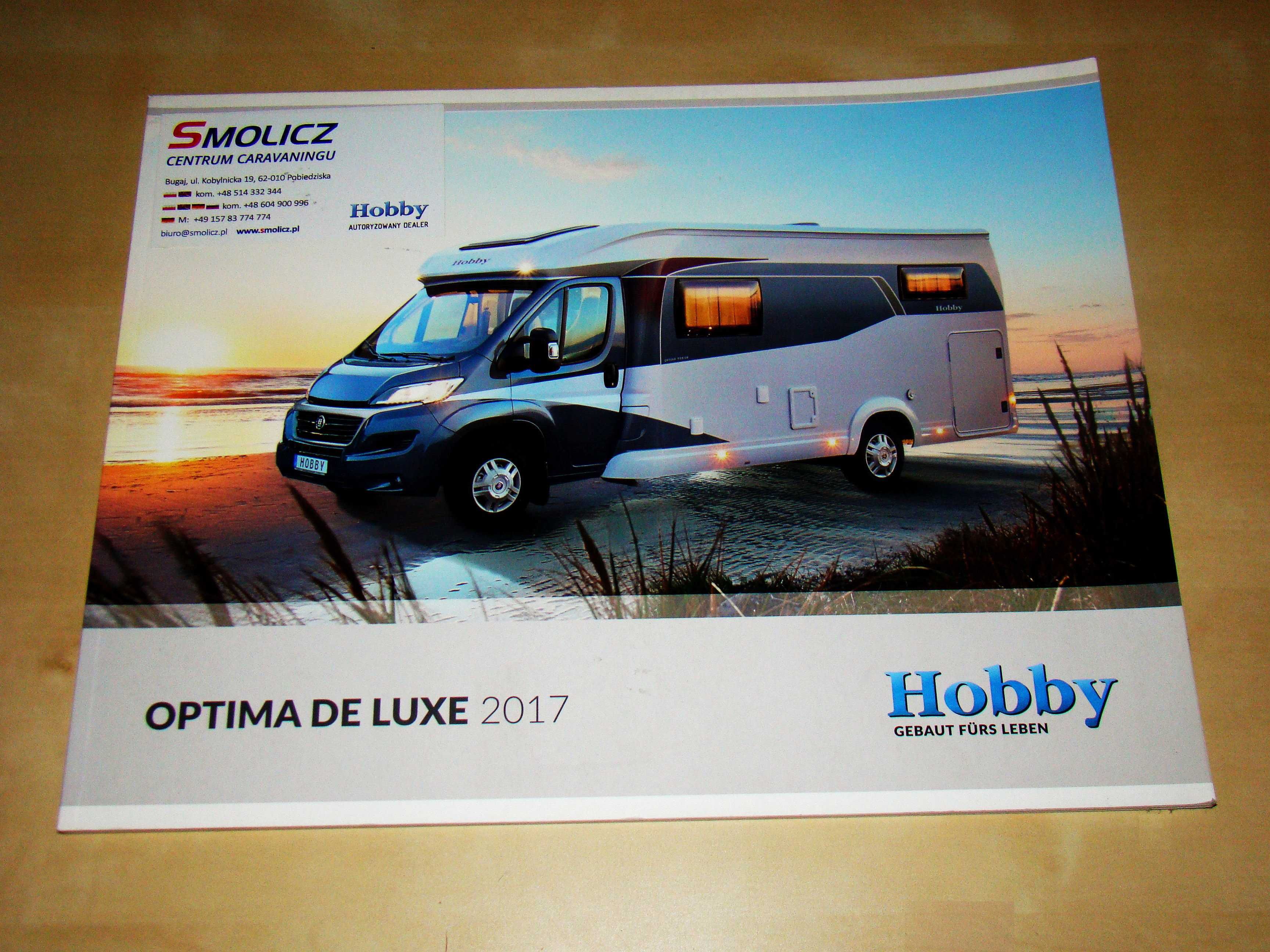 Katalog Hobby Optima De Luxe 2017 j.polski !