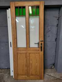 Drzwi drewniane zewnętrzne, wewnętrzne