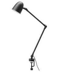 Лампа настільна/настінна IKEA SKURUP. Чорна. Металева