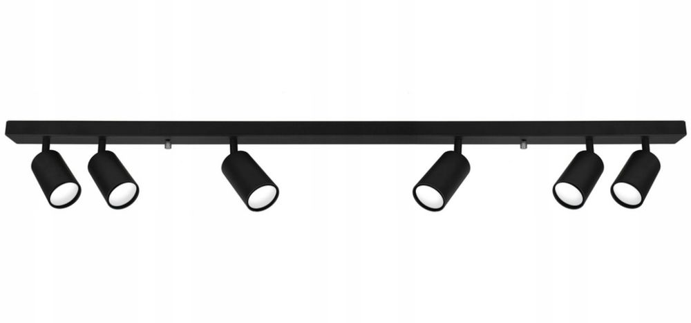 Nowoczesna lampa sufitowa na szynie szyna spot oprawa halogenowa