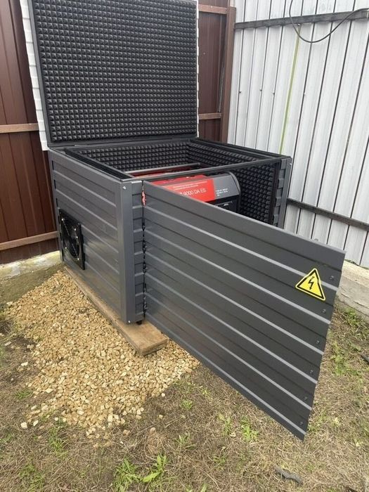 Защитный кожух для генеретора, короб шумо-вибро поглощения.