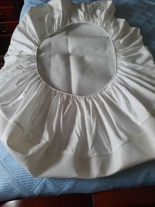 Resguardo impermeável para cama de bebé/grades