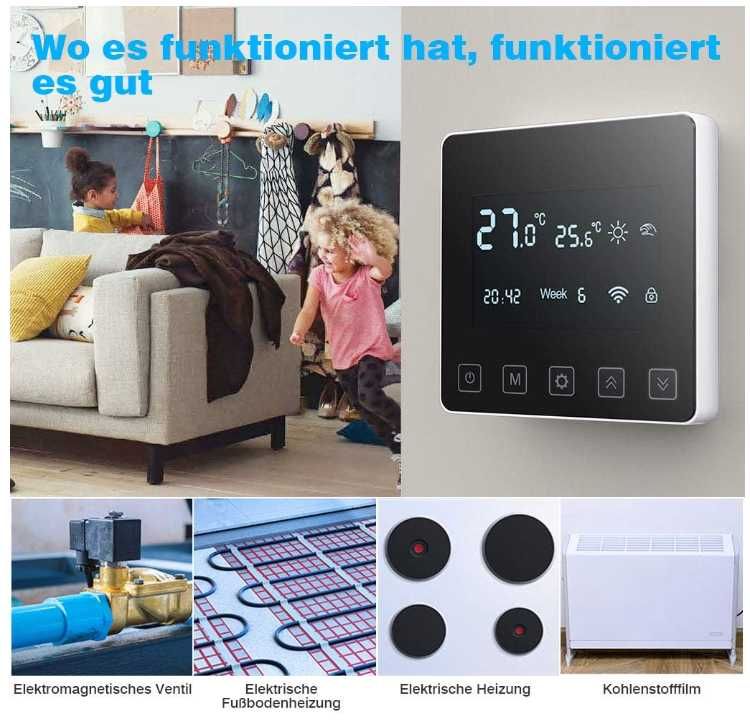 Inteligentny termostat Wifi elektryczne ogrzewanie podłogowe SWAREY