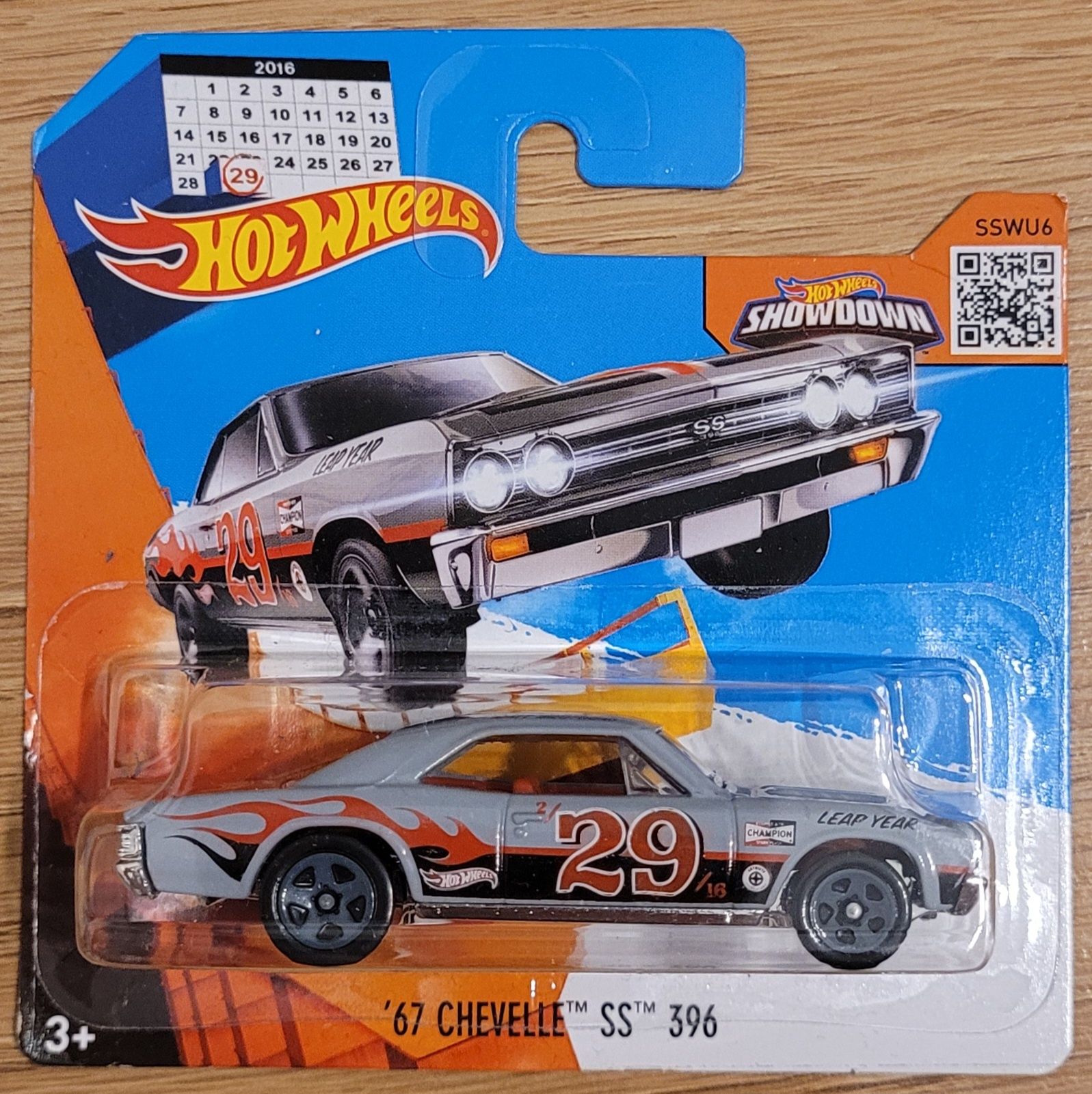 Chevelle SS 396 szary Hot Wheels