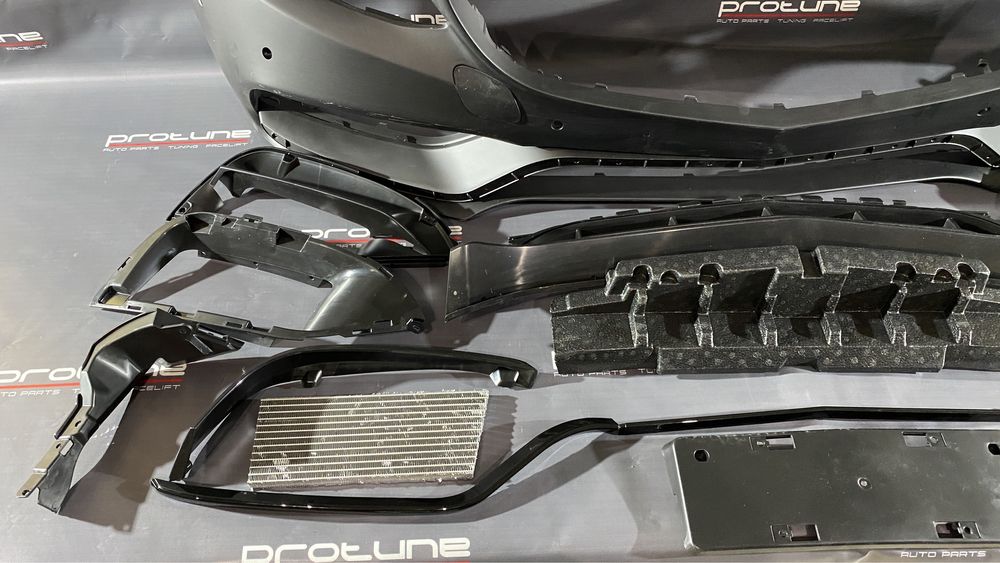 Бампер передний обвес Mercedes Benz W205 C63 amg решетка Рестайлинг