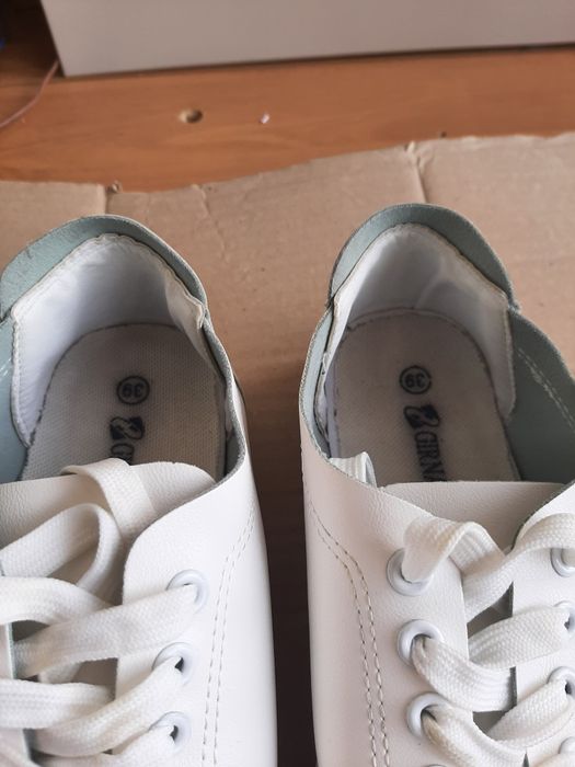 Кросівки жіночі (кеди) Girnaive 39р, шкіра (кожа) білий колір