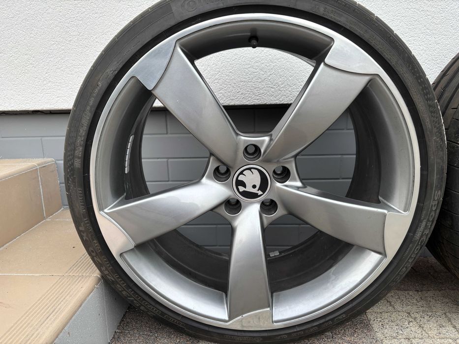 Koła kompletne 20 cali, felgi Rotor 112x5 ET35, opony Continental