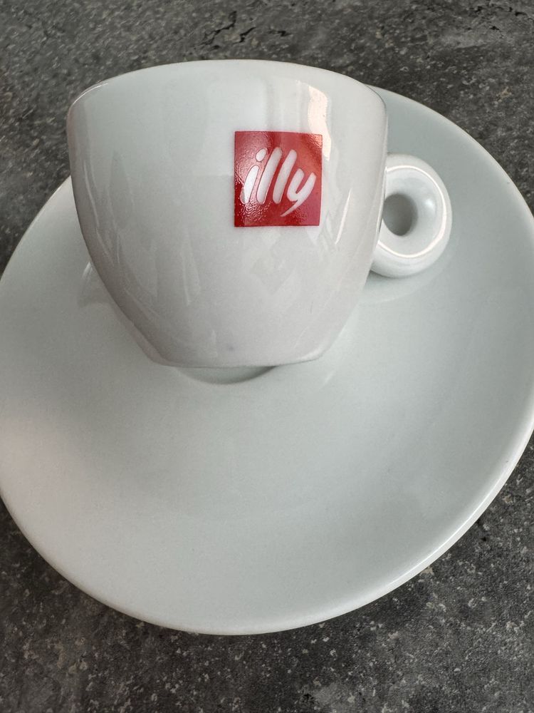 Чашка з блюдцем для кави еспресо, illy, guarani , 60 мл