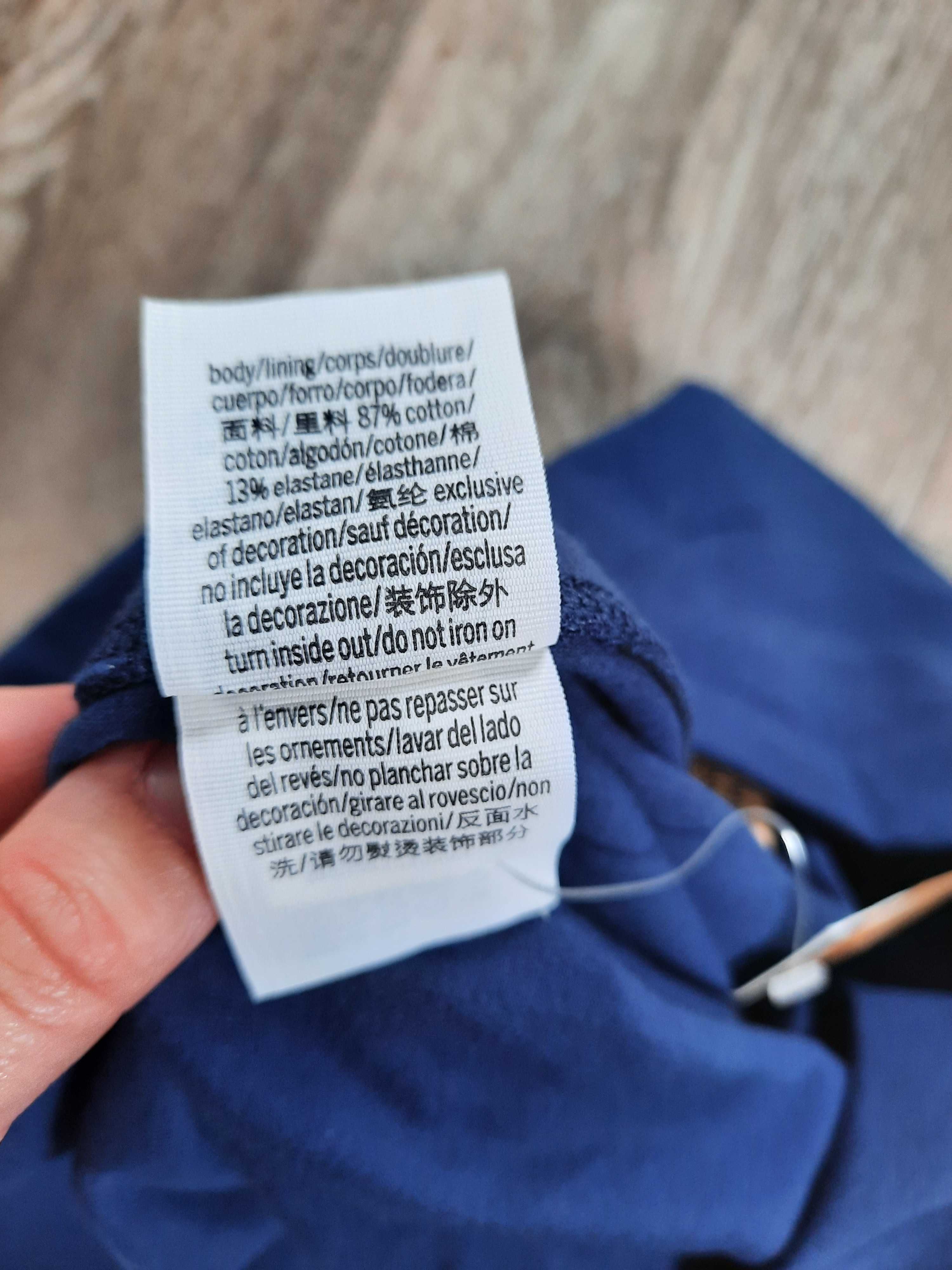 Синие леггинсы лосины хлопок Victoria's secret Pink XXL большой размер