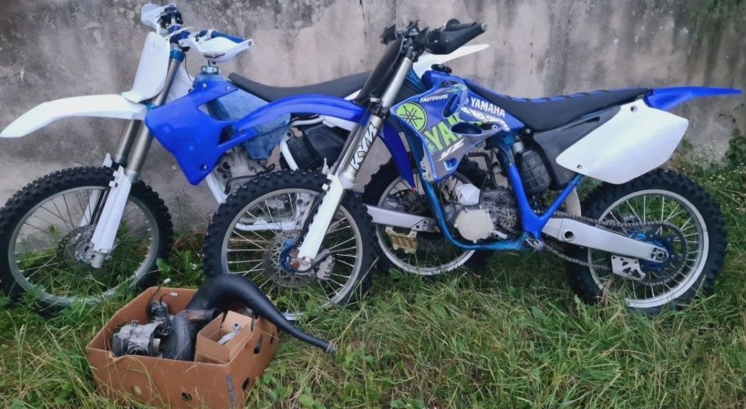 2x na czesci Yz250 yamaha 98r-04r 2t Koło plastiki silnik Cylinder wał