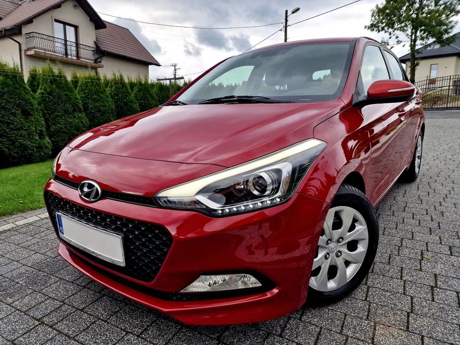 Hyundai i20 Salon Polska 86tyś km, I właś. LED COMFORT 2016r Bezwypadkowy STAN BDB