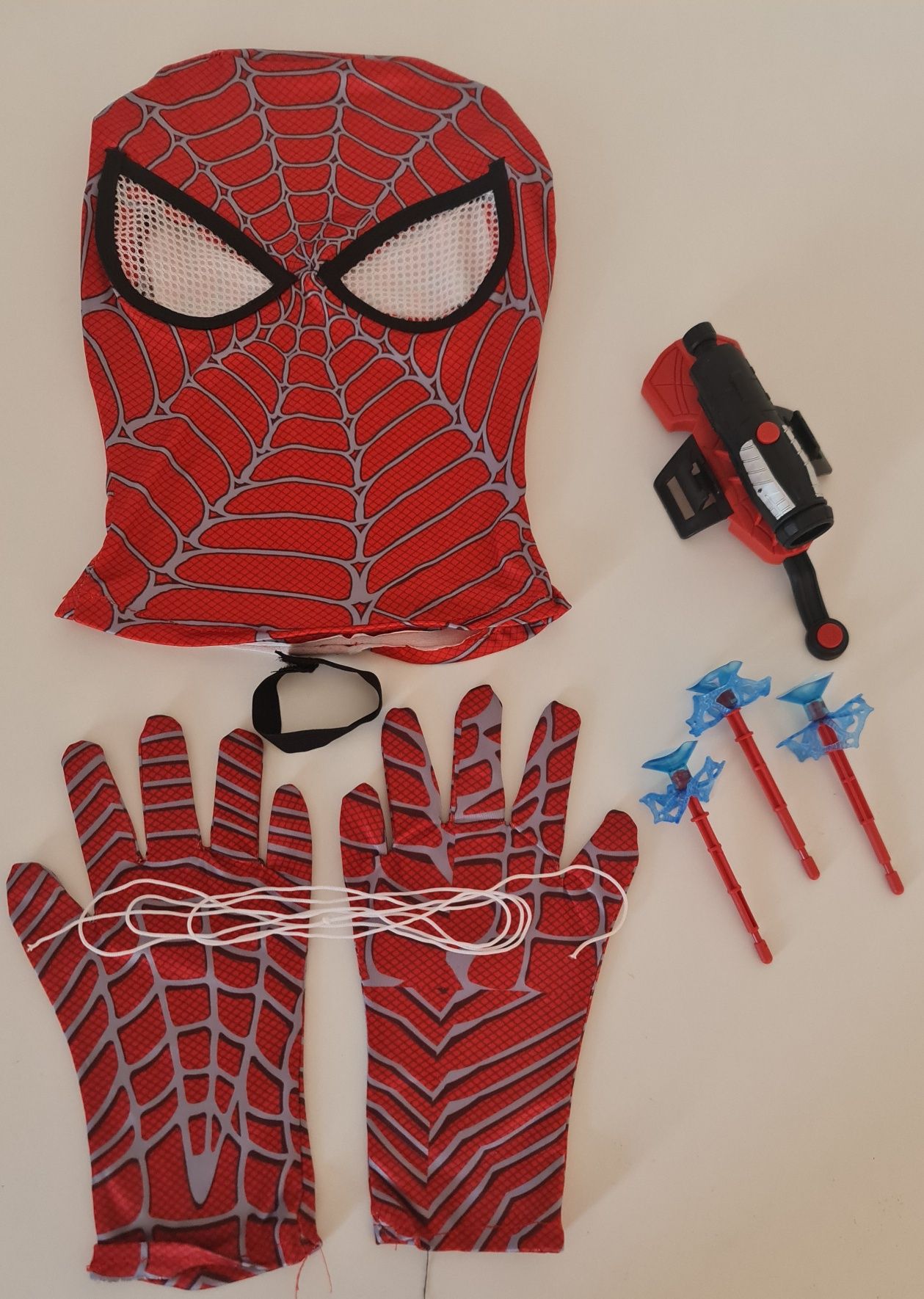 Zestaw Spider-Mana  - Maska, rękawice, wyrzutnia