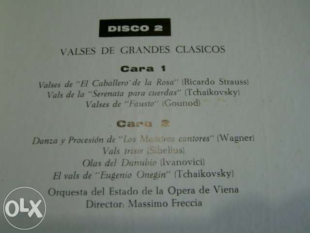 3 Disco Vinil - Una Historia del vals - Valsas