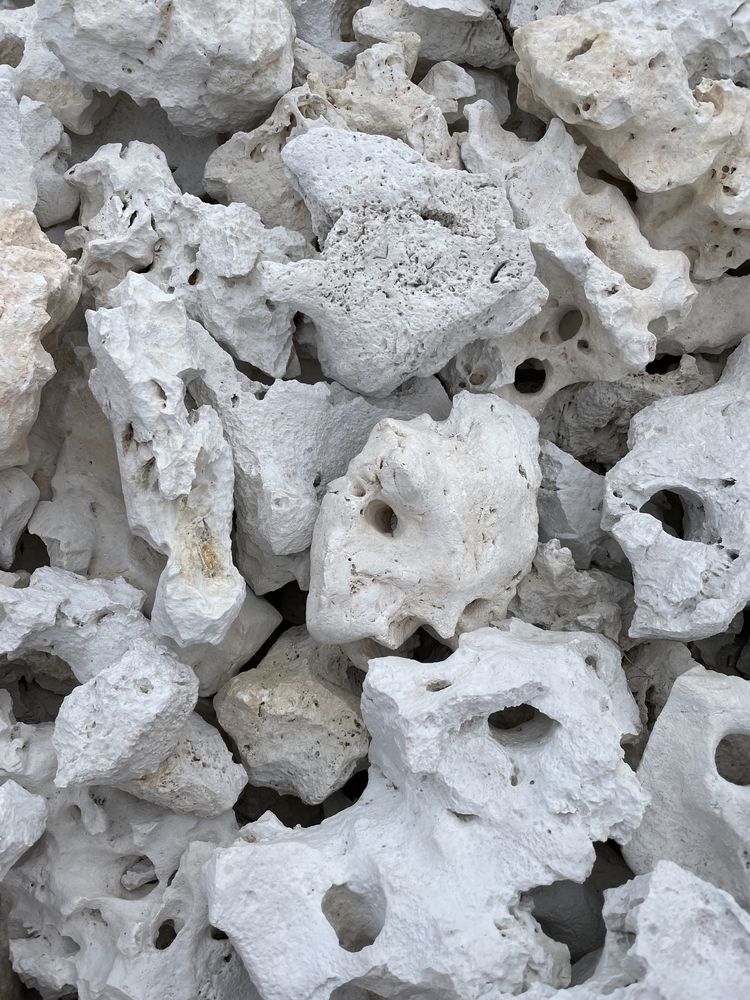 WAPIEŃ FILIPIŃSKI - Biały Wapień Kamień do Akwarium Malawi Tanganika