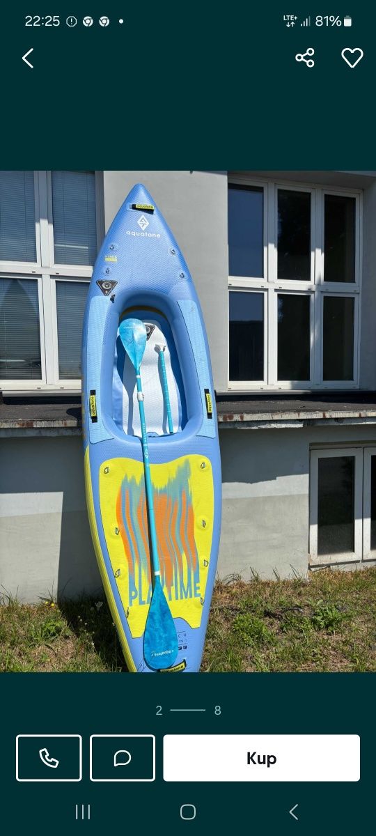 DESKA KAJAK  Sup Playtime Aquatone  NOWE Z GWARANCJĄ  345 cm 20