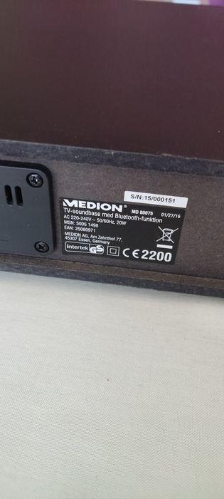 Soundbar Medion MD 80075 - 20 W !!!