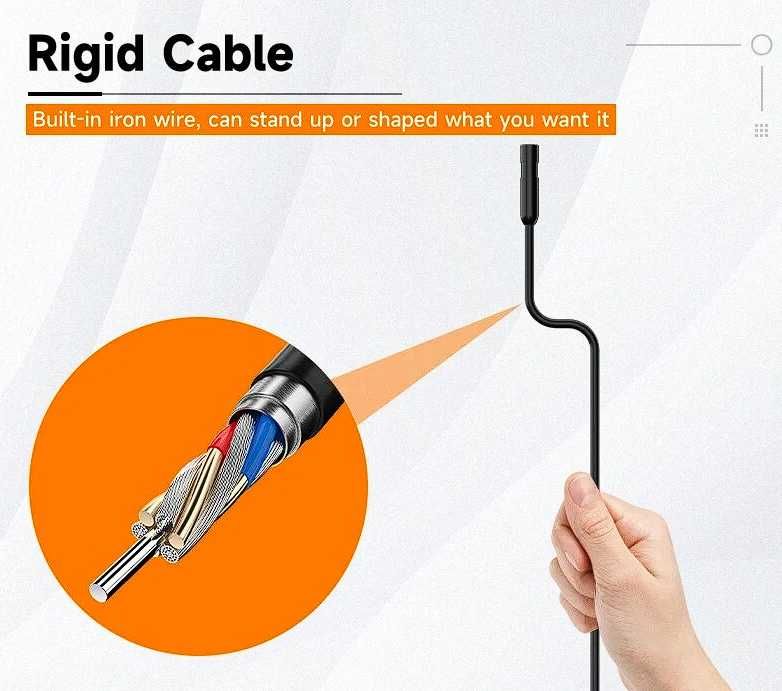 Câmera industrial endoscópio Tela 4,3 polgadas Preço cabo 5 m