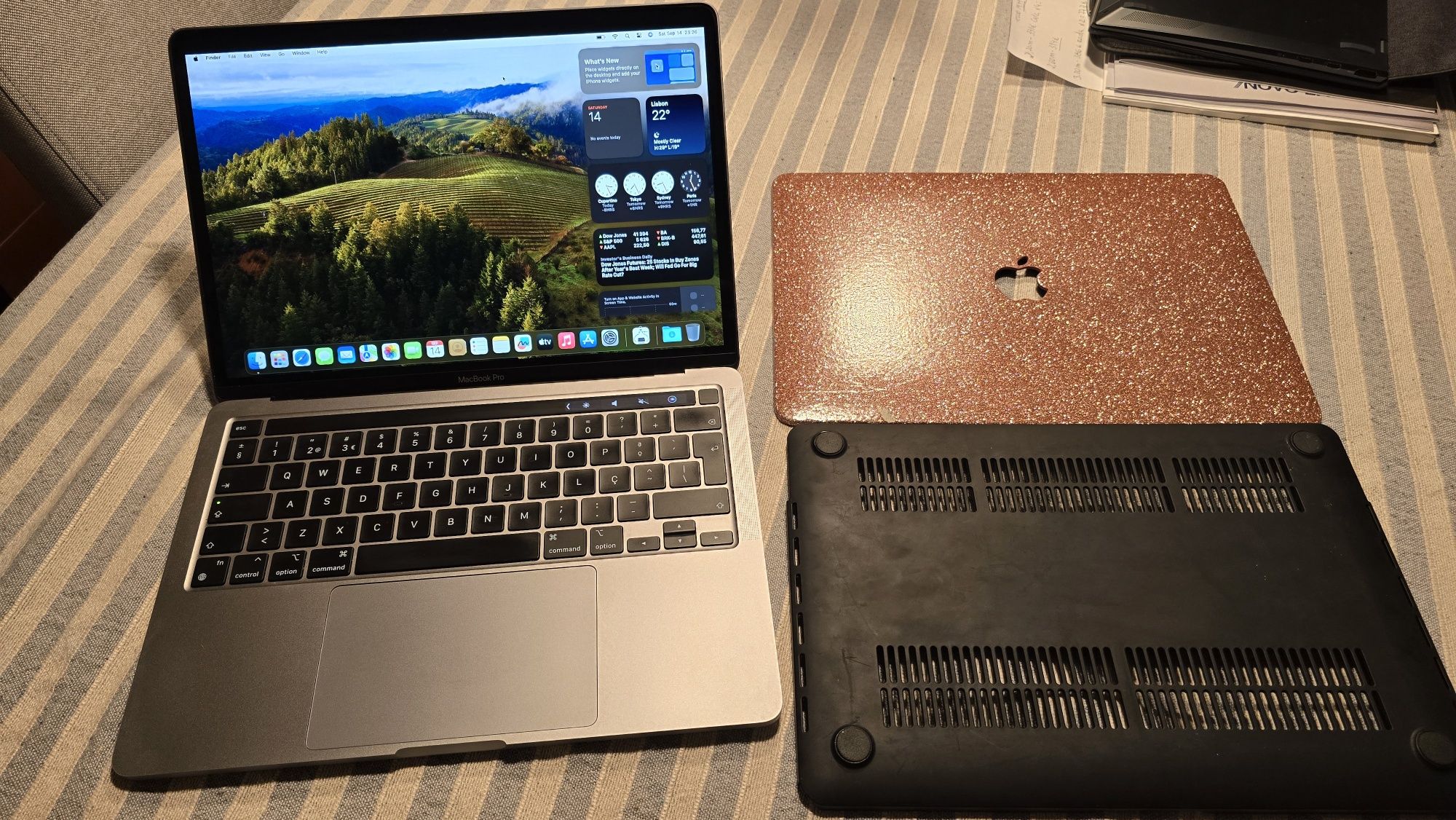 MacBook Pro M1 256GB Touchbar c/ NOVO. Troca/retoma. Teclado PT-P