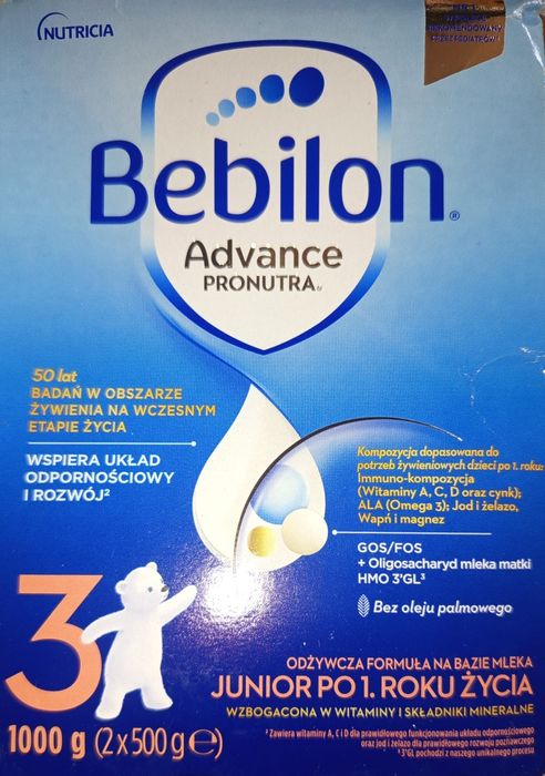Bebilon 3 advance pronutra 1000g 1kg