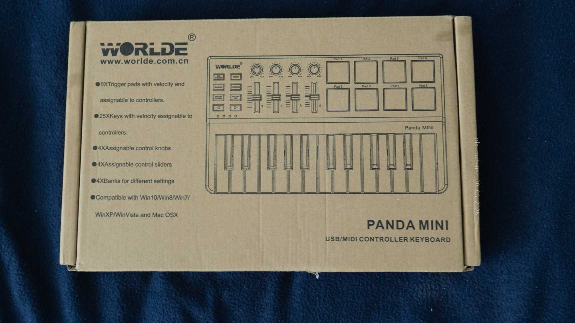 Worlde Panda Mini C kontroler MIDI