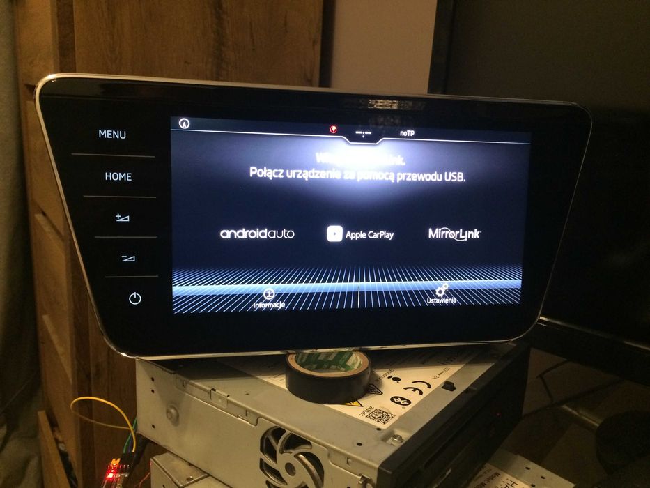 Zestaw Radio Nawigacja Czytnik Multimedia MIB2 Skoda SuperB