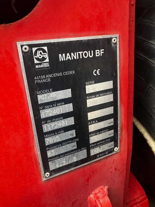 Wózek widłowy terenowy Manitou msi40