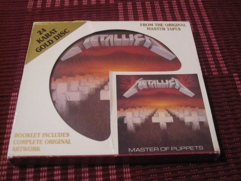 Metallica - Master of Puppets - DCC 24KT Gold CD