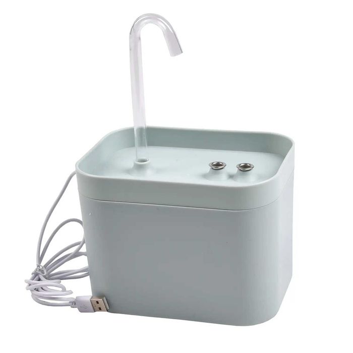 Фонтанчик поилка для котов и кошек с датчиком движения.